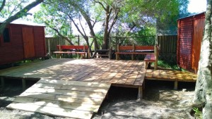 Otter Bush Camp before the fire. 